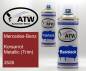 Preview: Mercedes-Benz, Korsarrot Metallic (Trim), 3526: 400ml Sprühdose + 400ml Klarlack - Set, von ATW Autoteile West.